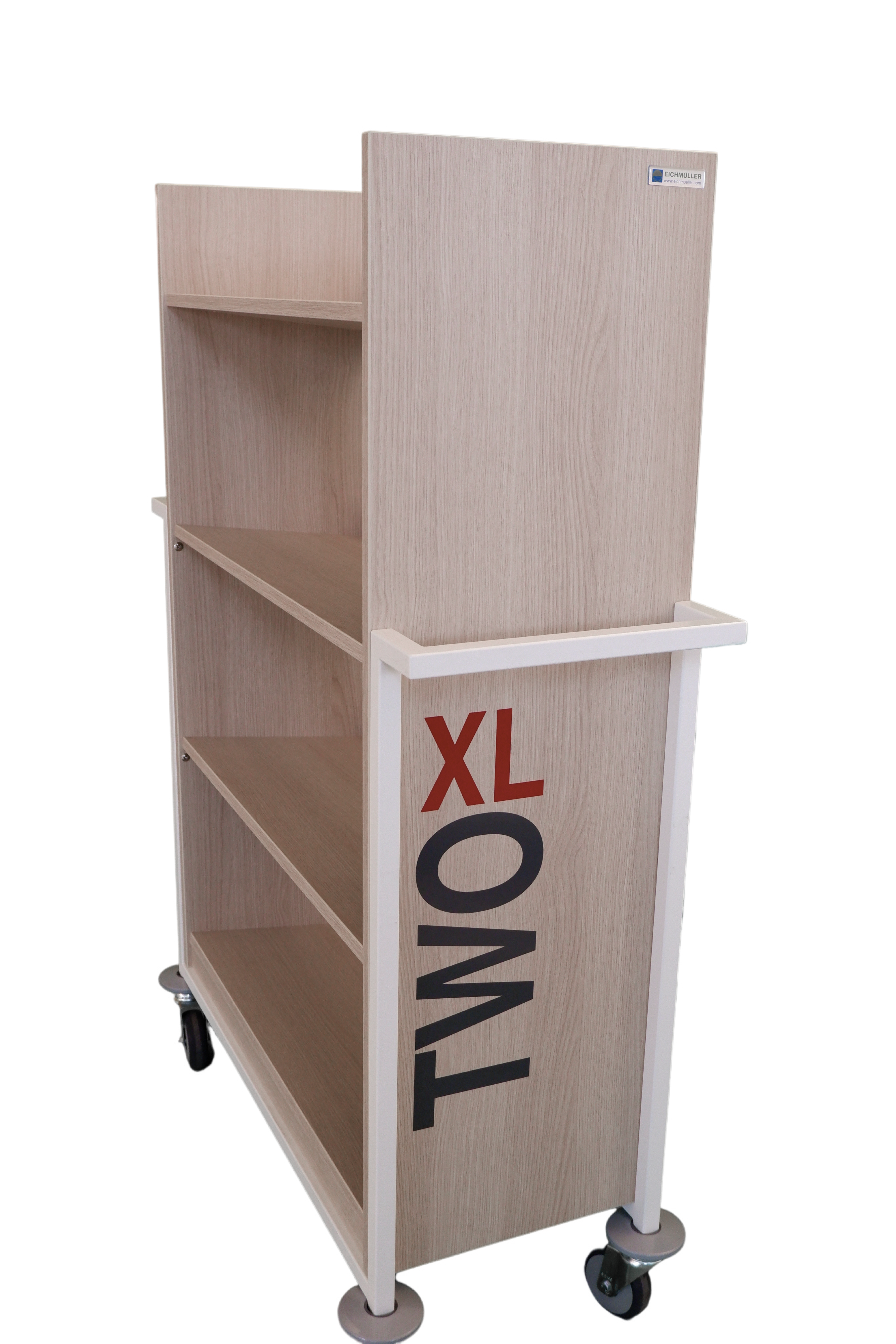 [Ausstellungsstück] Bücherwagen TWO XL / EcoDesignLibraray