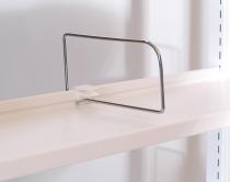 Anklemm-Buchstütze für LETTORE Shelf Holzfachböden