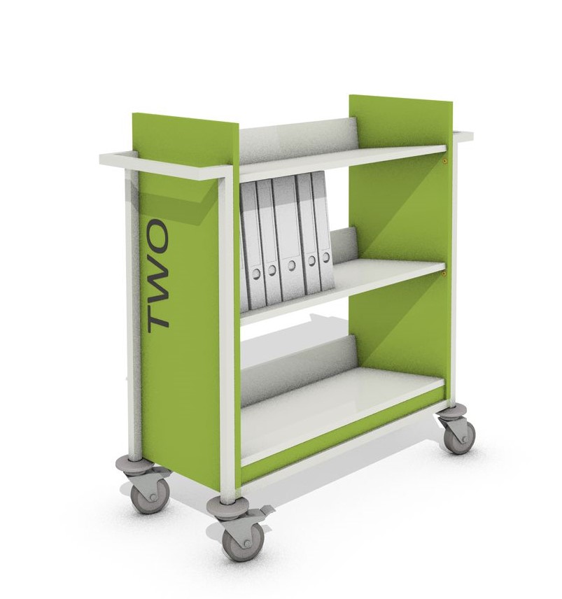 Bücherwagen TWO / ECO-Design