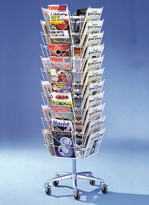 Zeitschriften- und Zeitungsständer