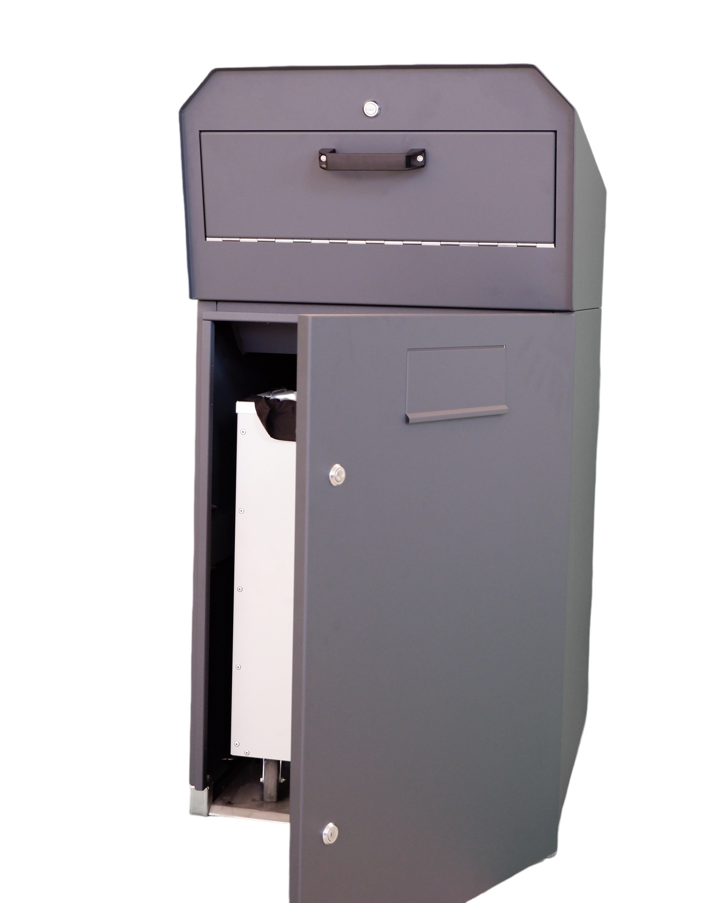 OUTDOOR Medienrückgabe- box / 2 Klappen OUTDOOR Medienrückgabe- box / 2 Klappen