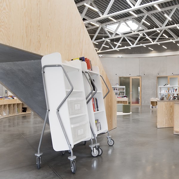 Bücherwagen MAXI-Querläufer Bücherwagen MAXI-Querläufer