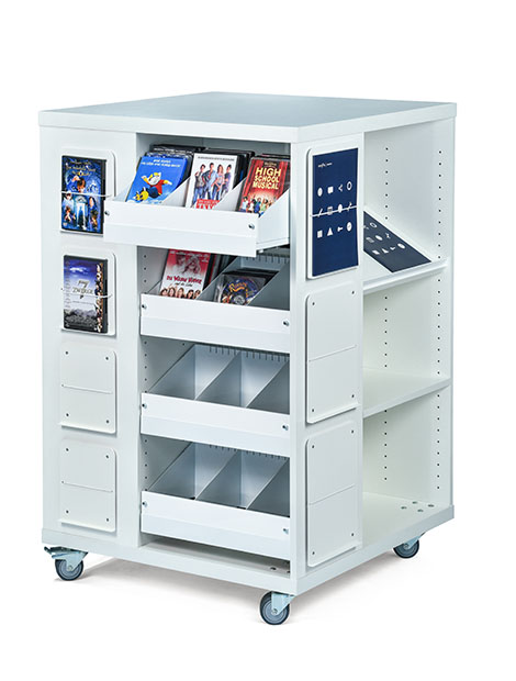 Quadrix- der flexible Medien-Präsentationsturm