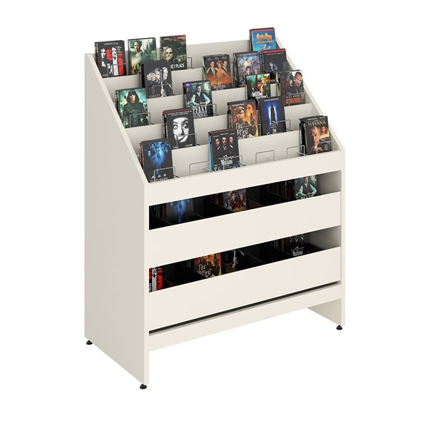 CD- / DVD-Schrank Malmö - Variante: mit Schubladen | Farbe: Birke