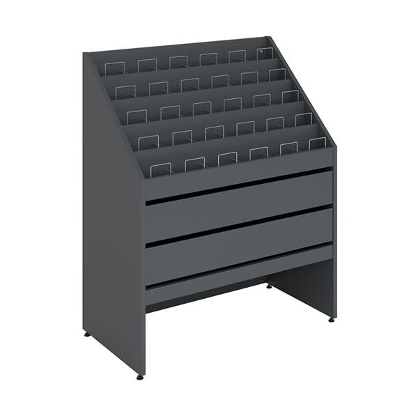 CD- / DVD-Schrank Malmö - Variante: mit Schubladen | Farbe: Birke