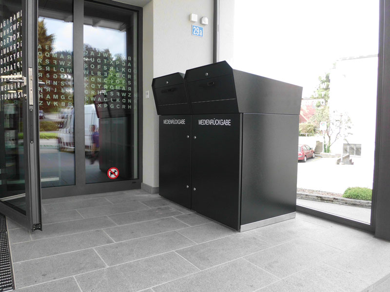 OUTDOOR Medienrückgabe- box / 1 Klappe OUTDOOR Medienrückgabe- box / 1 Klappe