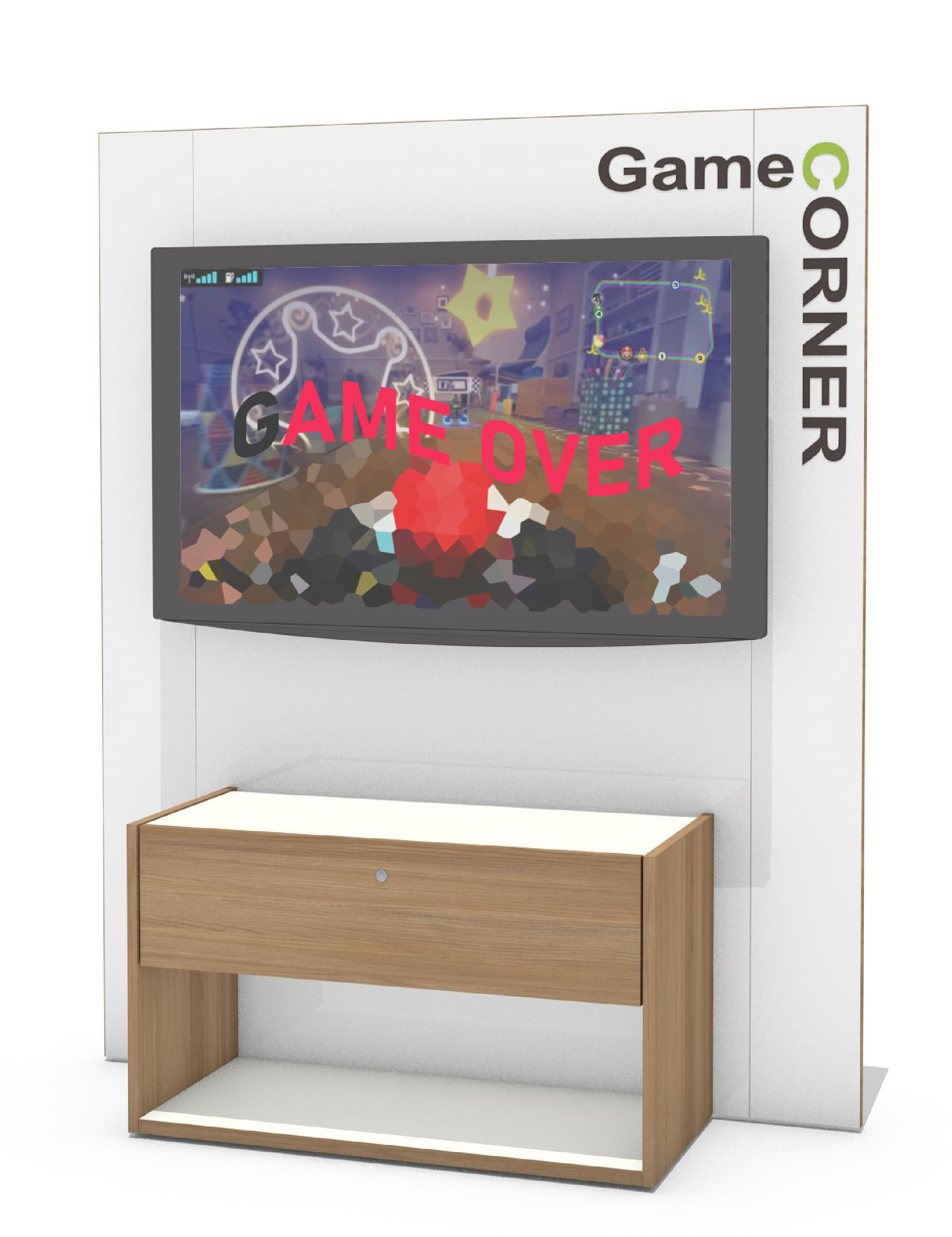 Game Corner (Gaming Wall) - Eco Design